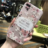 3D Relief Flower Cases For iPhone