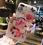 3D Relief Flower Cases For iPhone