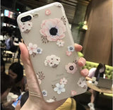 3D Relief Flower Cases For iPhone