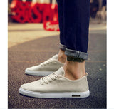 Men Casual Shoes Lace-up Comfortable Men Canvas