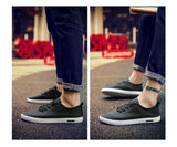 Men Casual Shoes Lace-up Comfortable Men Canvas