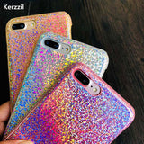 Glitter Laser Phone Case For iPhone 8