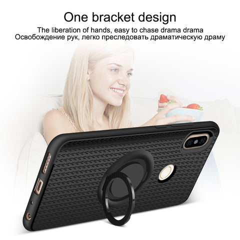 Car Magnetic Suction Back Cover for Redmi Note 5  pro Global Version